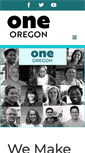 Mobile Screenshot of oneoregon.org