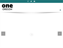 Tablet Screenshot of oneoregon.org